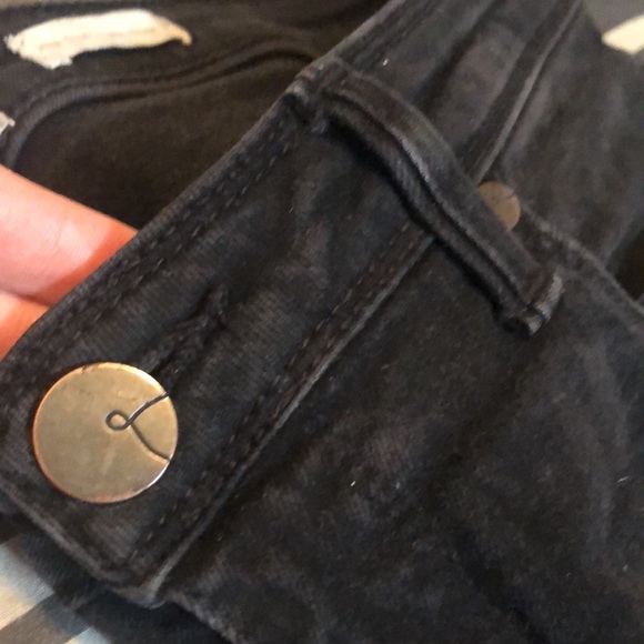 Lola Jeans sz32 sustainable stretch denim black skinny high rise 31” inseam - Picture 6 of 8